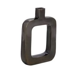 Flash Sale 💯 Black Aluminum Contemporary Vase by Ivory and Iris 🔥