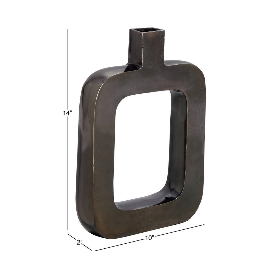 Flash Sale π― Black Aluminum Contemporary Vase by Ivory and Iris π₯ 4 Flash Sale π― Black Aluminum Contemporary Vase by Ivory and Iris π₯ - Image 4