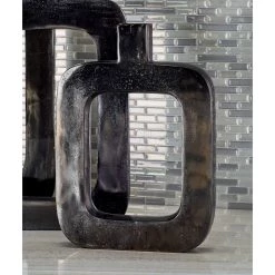 Flash Sale π― Black Aluminum Contemporary Vase by Ivory and Iris π₯ 9 Flash Sale π― Black Aluminum Contemporary Vase by Ivory and Iris π₯ -Cheap Ivory and Iris Store D362973S 5