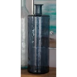 Cheapest ⭐ Charcoal Glass Coastal Vase by Ivory and Iris 🎁 -Cheap Ivory and Iris Store D362977S 5