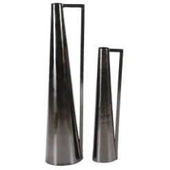Top 10 🔥 Black Metal Glam Vase Set by Ivory and Iris ✔️