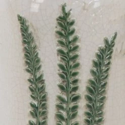 Outlet 👍 White Stoneware Coastal Style Vase Set by Ivory and Iris ⌛ -Cheap Ivory and Iris Store D362981S 5