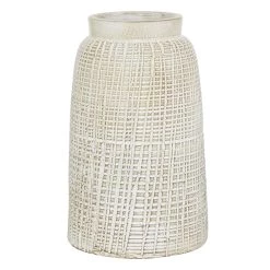 Deals 😉 White Terracotta Coastal Style Vase by Ivory and Iris ❤️