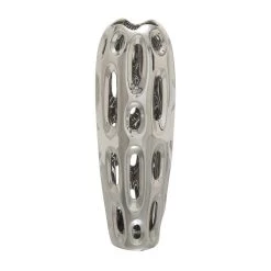 Buy π 21" Silver Ceramic Contemporary Vase by Ivory and Iris π§¨