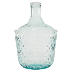 Budget β¨ 17" Blue Glass Farmhouse Vase by Ivory and Iris βοΈ