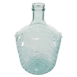 Budget ✨ 17" Blue Glass Farmhouse Vase by Ivory and Iris ✔️ -Cheap Ivory and Iris Store D362996S 3