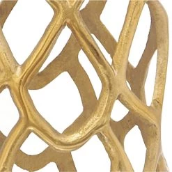 New 🎁 27" Gold Aluminum Contemporary Vase by Ivory and Iris 😀 -Cheap Ivory and Iris Store D364317S 4