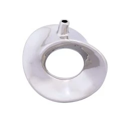 Buy ⌛ 10" Silver Ceramic Glam Vase by Ivory and Iris 🎁