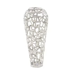 Promo β€οΈ 25" Silver Aluminum Contemporary Vase by Ivory and Iris π 7 Promo β€οΈ 25" Silver Aluminum Contemporary Vase by Ivory and Iris π -Cheap Ivory and Iris Store D364322S 3