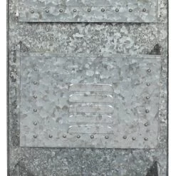 Best Pirce 🎉 35" Gray Metal Farmhouse Magazine Rack by Ivory and Iris 🛒 -Cheap Ivory and Iris Store D364330S 6