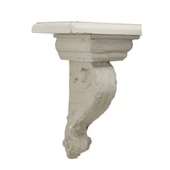 Budget 🔥 32" White Wood Farmhouse Wall Shelf by Ivory and Iris 🔔 -Cheap Ivory and Iris Store D364341S 4