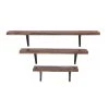 Best reviews of 👏 Brown Wood Industrial Wall Shelf Set by Ivory and Iris 🔔