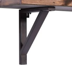 Best reviews of 👏 Brown Wood Industrial Wall Shelf Set by Ivory and Iris 🔔 -Cheap Ivory and Iris Store D364346S 4