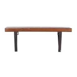 Best reviews of 👏 Brown Wood Industrial Wall Shelf Set by Ivory and Iris 🔔 -Cheap Ivory and Iris Store D364346S 5