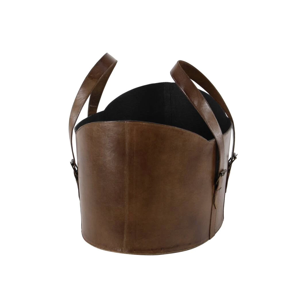 Outlet ❤️ Brown Leather Vintage Magazine Holder Set by Ivory and Iris ✨ 4 Outlet ❤️ Brown Leather Vintage Magazine Holder Set by Ivory and Iris ✨ - Image 4