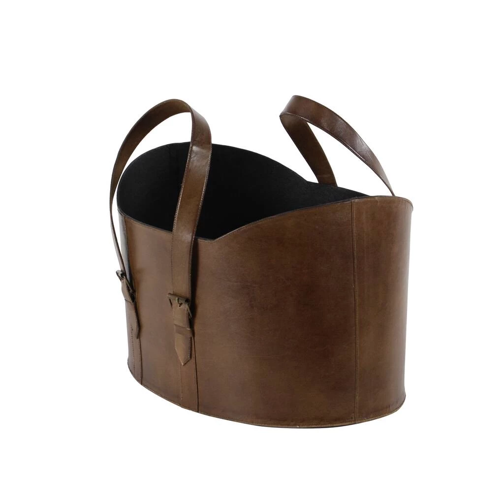 Outlet ❤️ Brown Leather Vintage Magazine Holder Set by Ivory and Iris ✨ 5 Outlet ❤️ Brown Leather Vintage Magazine Holder Set by Ivory and Iris ✨ - Image 5