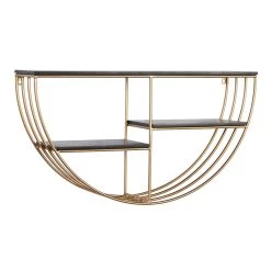 Promo π― 28" Gold Wood Contemporary Wall Shelf by Ivory and Iris π