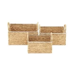 Outlet ❤️ Sea Grass Contemporary Storage Basket Set by Ivory and Iris ⭐