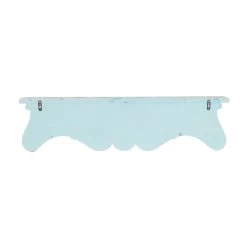 Promo 🤩 32" Blue Wood Rustic Wall Shelf by Ivory and Iris 💯 13 Promo 🤩 32" Blue Wood Rustic Wall Shelf by Ivory and Iris 💯 -Cheap Ivory and Iris Store D364357S 5