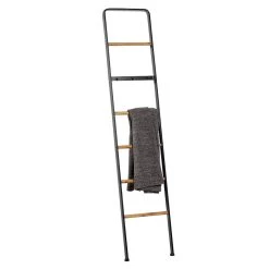 Best deal ✨ 72" Black Metal Contemporary Ladder by Ivory and Iris 🛒