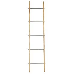 Best deal 💯 72" Brown Stainless Steel Contemporary Ladder by Ivory and Iris 💯