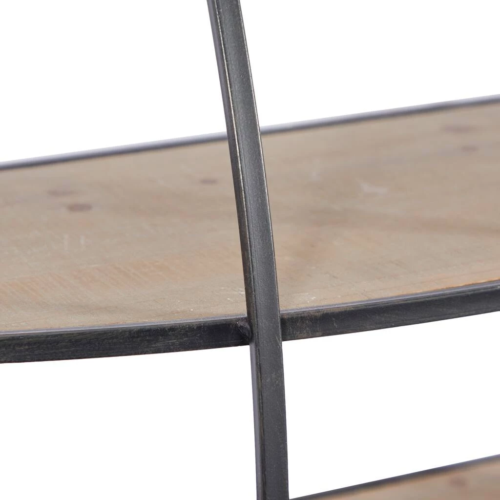 Cheapest ❤️ 36" Light Brown Iron Round Wall Shelf Unit by Ivory and Iris 😉 4 Cheapest ❤️ 36" Light Brown Iron Round Wall Shelf Unit by Ivory and Iris 😉 - Image 4