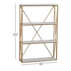 Brand new π Gold Glam Wall Shelves by Ivory and Iris β 10 Brand new π Gold Glam Wall Shelves by Ivory and Iris β -Cheap Ivory and Iris Store D364376S 5