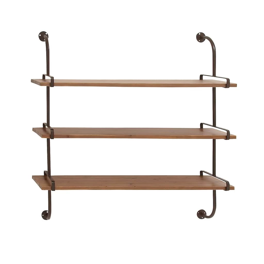 Brand new π Brown 3-Tier Industrial Wood Wall Shelf by Ivory and Iris π₯ 1 Brand new π Brown 3-Tier Industrial Wood Wall Shelf by Ivory and Iris π₯