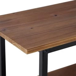 New 🔔 Brown Metal Industrial Wall Shelf Set by Ivory and Iris 🔥 -Cheap Ivory and Iris Store D364388S 3