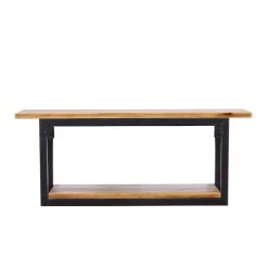 New 🔔 Brown Metal Industrial Wall Shelf Set by Ivory and Iris 🔥 -Cheap Ivory and Iris Store D364388S 4