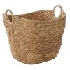 Buy 🌟 Brown Sea Grass Contemporary Storage Basket by Ivory and Iris 👏