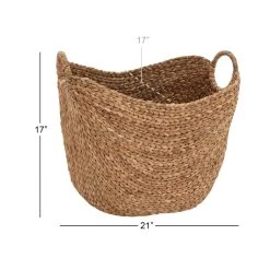 Buy 🌟 Brown Sea Grass Contemporary Storage Basket by Ivory and Iris 👏 -Cheap Ivory and Iris Store D364392S 4