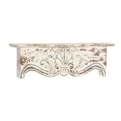 Deals β¨ Brown Wood Vintage Wall Shelf by Ivory and Iris π