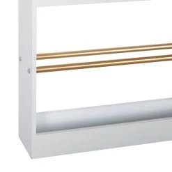 Cheapest 🧨 White MDF Glam Wall Shelves by Ivory and Iris 🔔 -Cheap Ivory and Iris Store D364408S 4