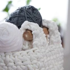 Coupon 😍 Gray Polyester Country Storage Basket Set by Ivory and Iris 🔔 -Cheap Ivory and Iris Store D364409S 7