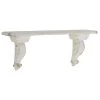 Flash Sale 🌟 White Wood Farmhouse Wall Shelf by Ivory and Iris 🔥