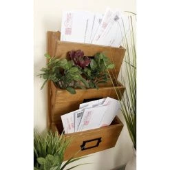 Cheapest 🎉 Brown Wood Traditional Magazine Rack Holder by Ivory and Iris 🧨 -Cheap Ivory and Iris Store D364420S 10