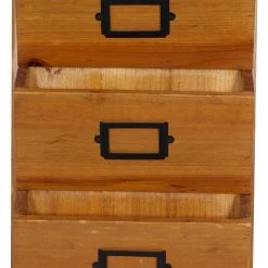 Cheapest 🎉 Brown Wood Traditional Magazine Rack Holder by Ivory and Iris 🧨 -Cheap Ivory and Iris Store D364420S 3