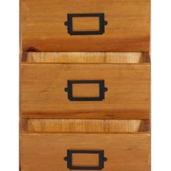 Cheapest 🎉 Brown Wood Traditional Magazine Rack Holder by Ivory and Iris 🧨 -Cheap Ivory and Iris Store D364420S 5