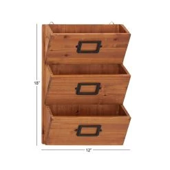 Cheapest 🎉 Brown Wood Traditional Magazine Rack Holder by Ivory and Iris 🧨 -Cheap Ivory and Iris Store D364420S 9