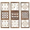 Wholesale 👍 36" Brown Metal Farmhouse Wall Decor, 3ct. by Ivory and Iris ✨