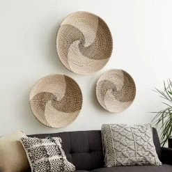 Promo 🔥 Beige Natural Contemporary Abstract Wall Decor Set by Ivory and Iris 💯 -Cheap Ivory and Iris Store D365287S 8