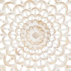 Deals ✔️ 36" Light Brown Wood Traditional Ornamental Wall Decor by Ivory and Iris ⌛ -Cheap Ivory and Iris Store D365292S 4