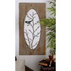 New 🎉 36" Brown Wood Rustic Birds Wall Decor, 2ct. by Ivory and Iris 🔥 -Cheap Ivory and Iris Store D365293S 8