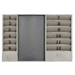 Hot Sale 😀 36" Gray Metal Industrial Memo Board Metal Wall Decor by Ivory and Iris 🛒