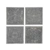 Outlet 🔥 Silver Metal Farmhouse Square Wall Décor Set by Ivory and Iris 👍