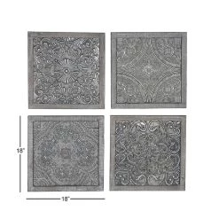 Outlet π₯ Silver Metal Farmhouse Square Wall Décor Set by Ivory and Iris π 8 Outlet π₯ Silver Metal Farmhouse Square Wall Décor Set by Ivory and Iris π -Cheap Ivory and Iris Store D365300S 8