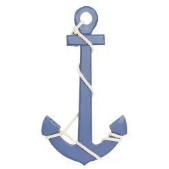 Top 10 ❤️ Blue Coastal Anchor Wood Wall Décor by Ivory and Iris ⌛