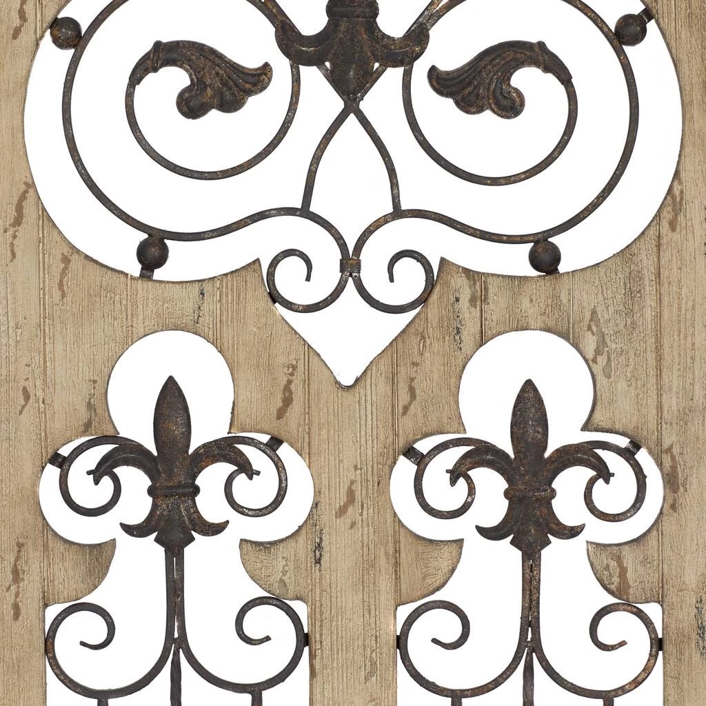 Flash Sale π 50" Brown Rustic Metal & Wood Arched Gate Wall Décor by Ivory and Iris π€© 2 Flash Sale π 50" Brown Rustic Metal & Wood Arched Gate Wall Décor by Ivory and Iris π€© - Image 2