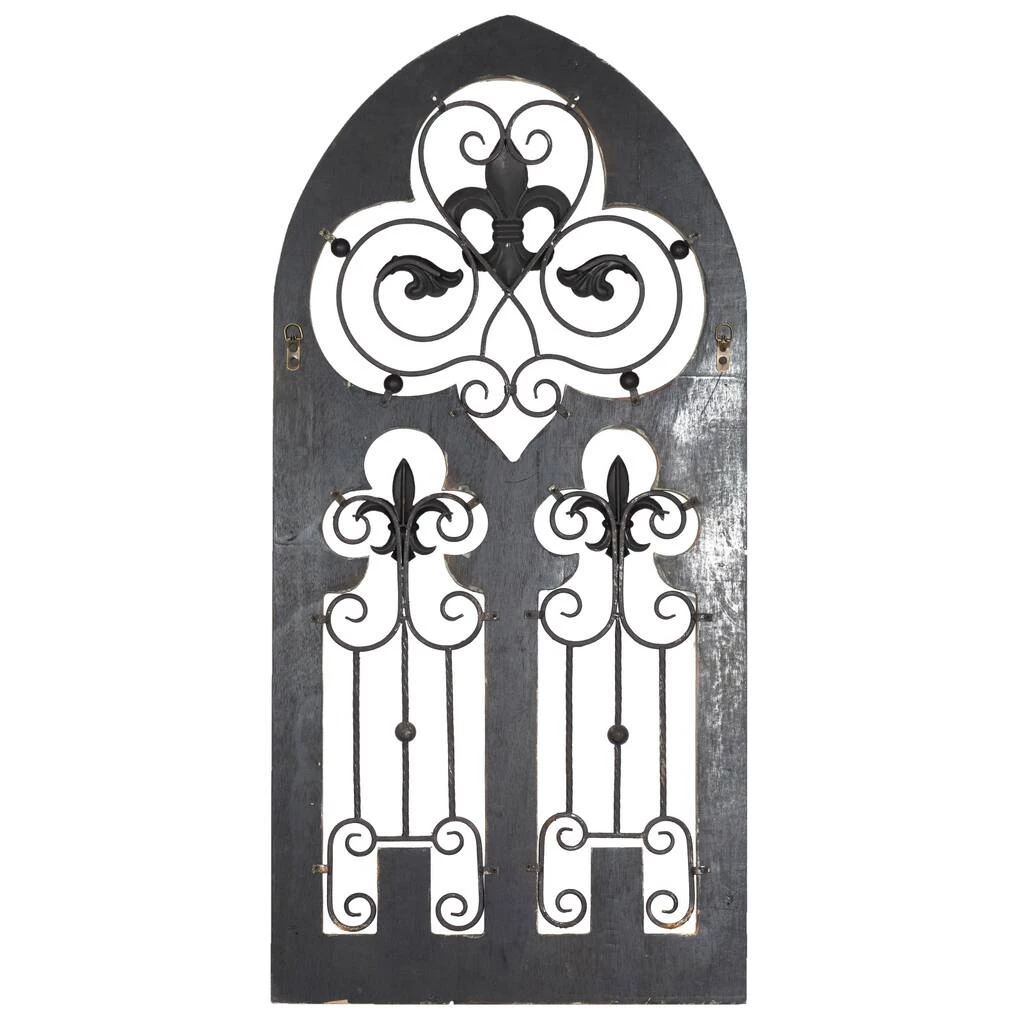 Flash Sale π 50" Brown Rustic Metal & Wood Arched Gate Wall Décor by Ivory and Iris π€© 5 Flash Sale π 50" Brown Rustic Metal & Wood Arched Gate Wall Décor by Ivory and Iris π€© - Image 5